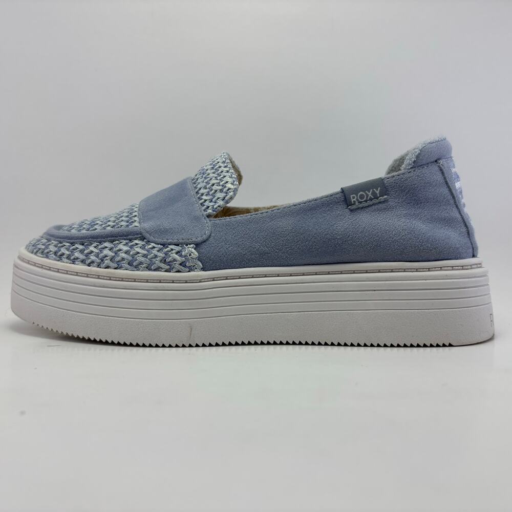 ROXY “Sheilahh” Platform Shoes light grey/blue grey color Women’s Size 7